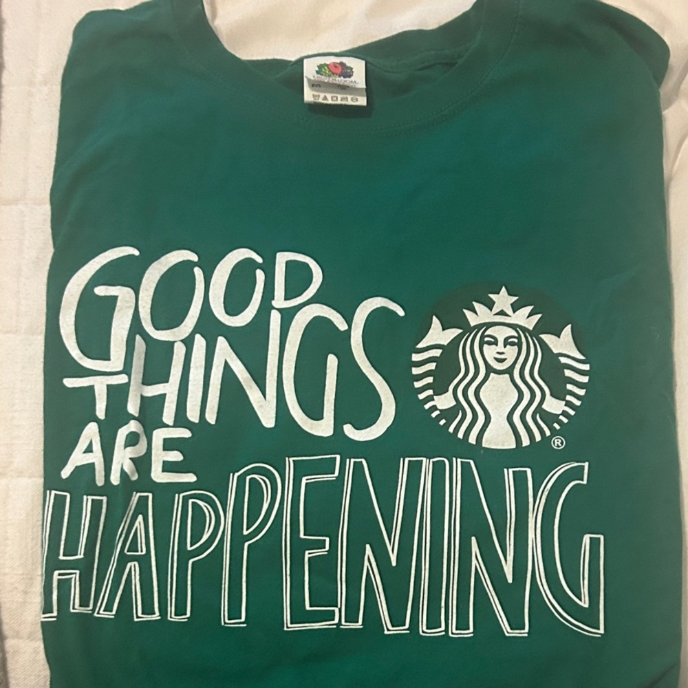 Starbucks employee community tshirt never been worn